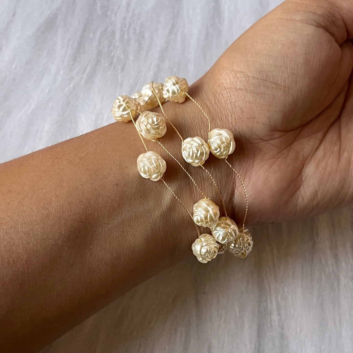 Rose Pearl Bracelet