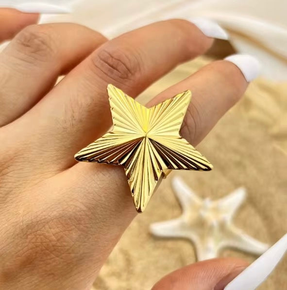 Starry Night Ring - Golden