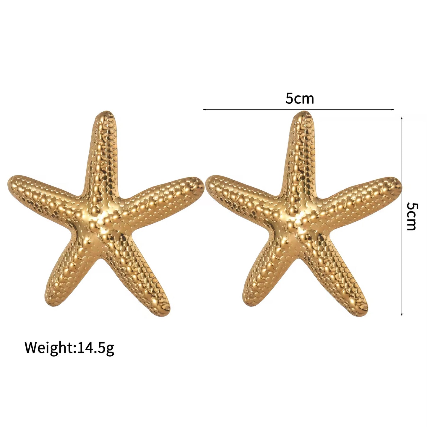 Like a star earrings