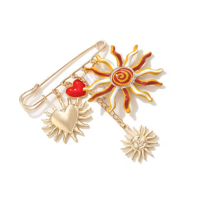 Sun kissed Summer Brooch