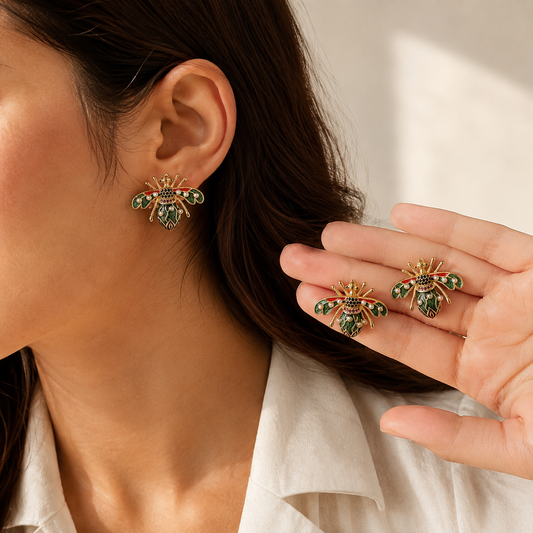 Queen Bee Studs 🐝