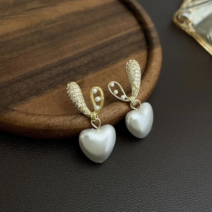 Tiny Heart Earrings