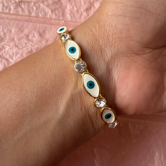 White Eye Cuff