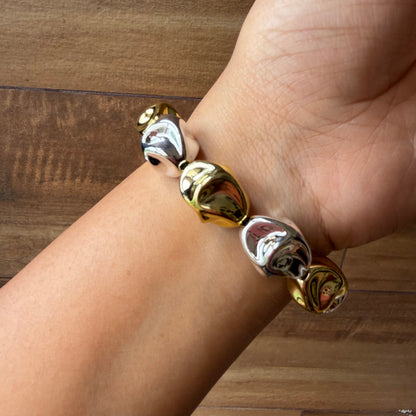 Two tone bracelets