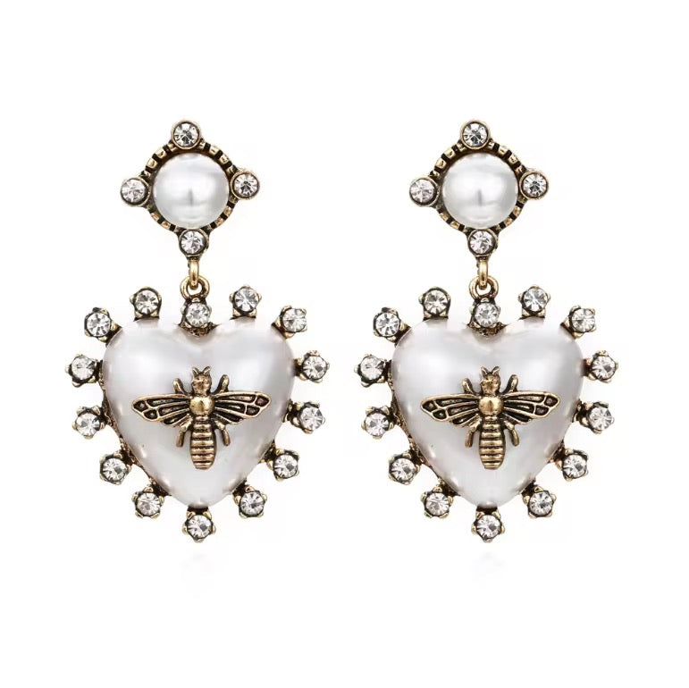 Vintage Bee Earring
