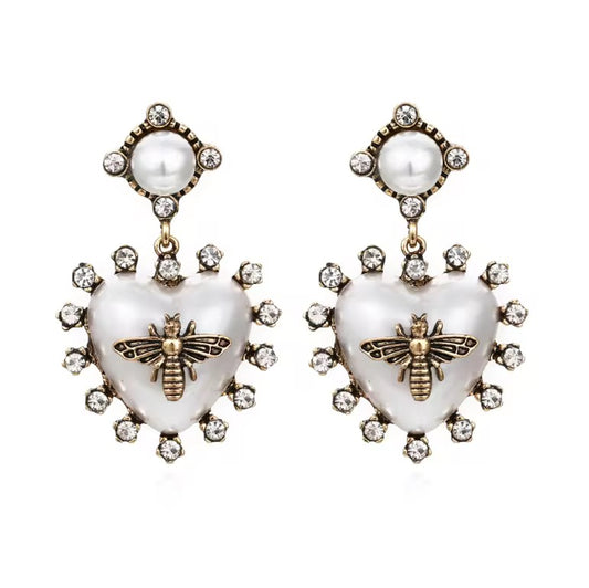 Vintage Bee Earring