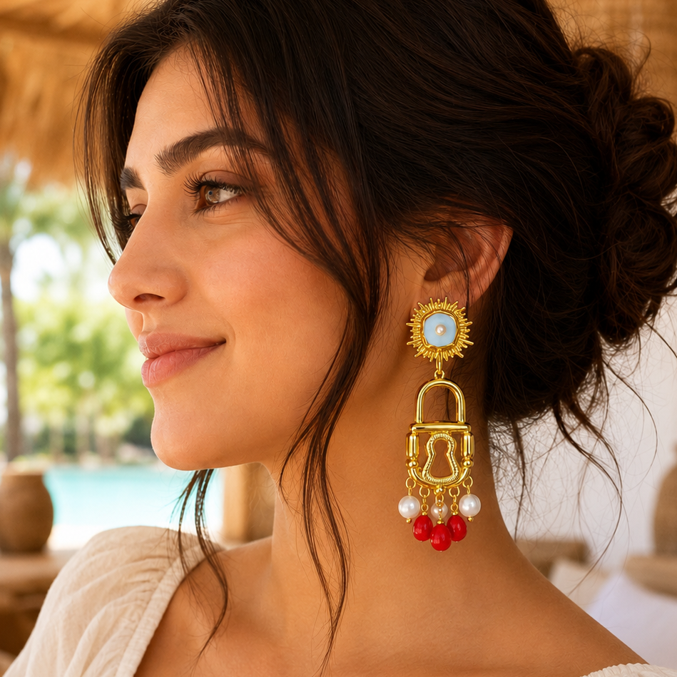 Scarlet Secret Earrings