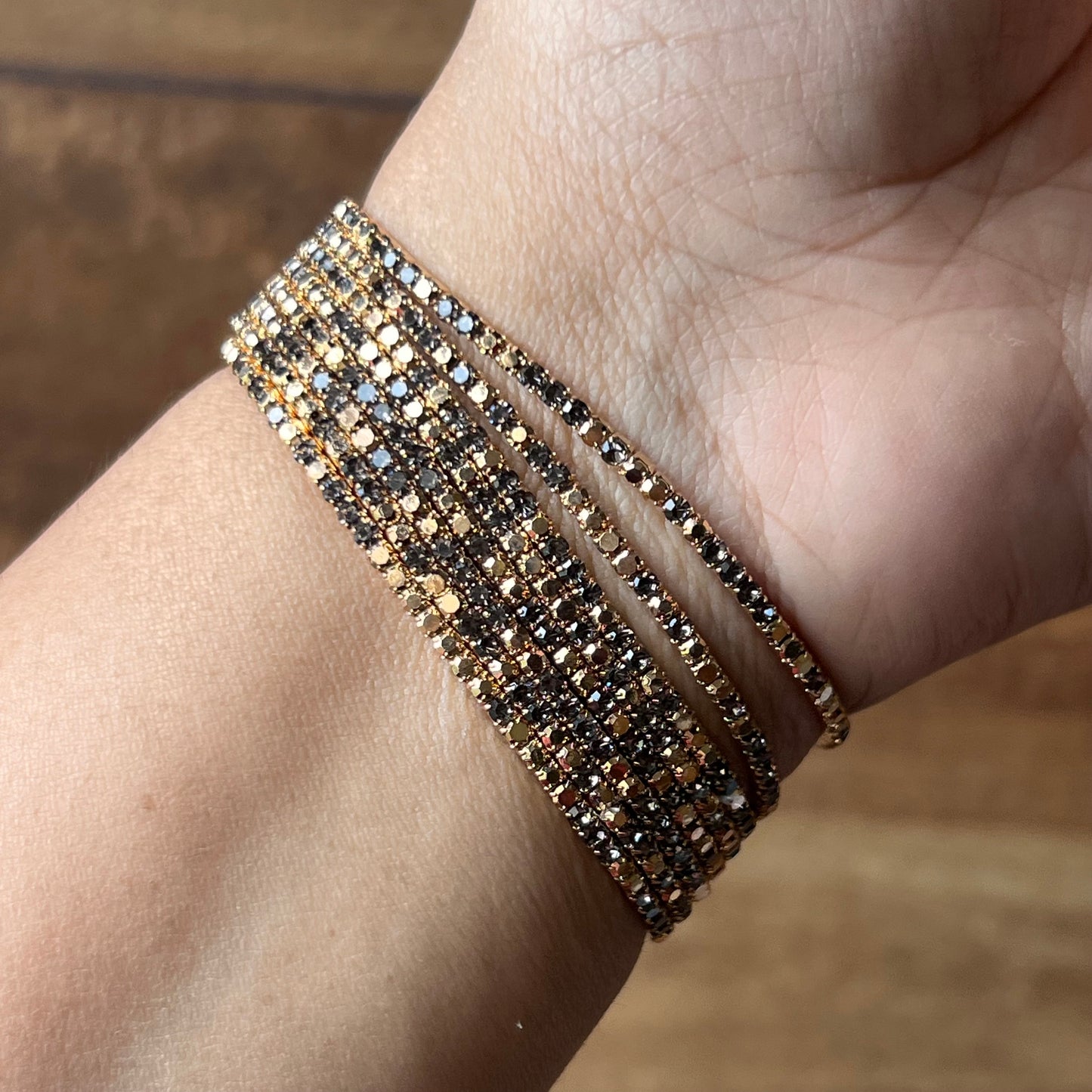 Golden Glam Shimmy Bracelets