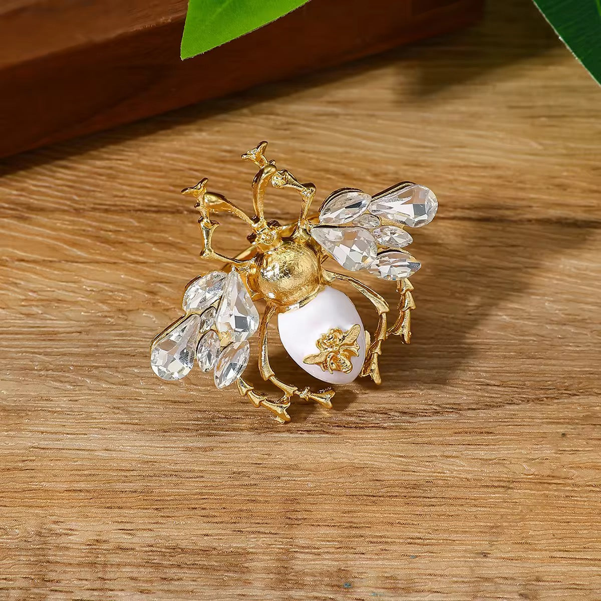 White Bee Ring