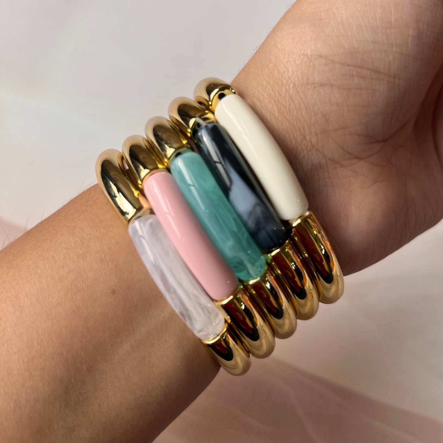 Color Pop Acrylic Bracelets