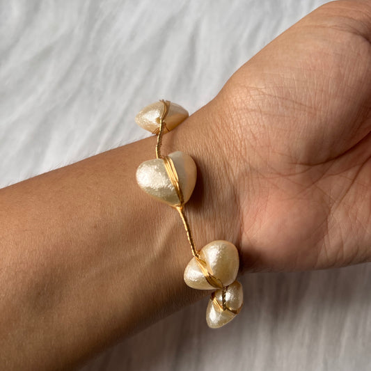Heart Pearl Bracelet