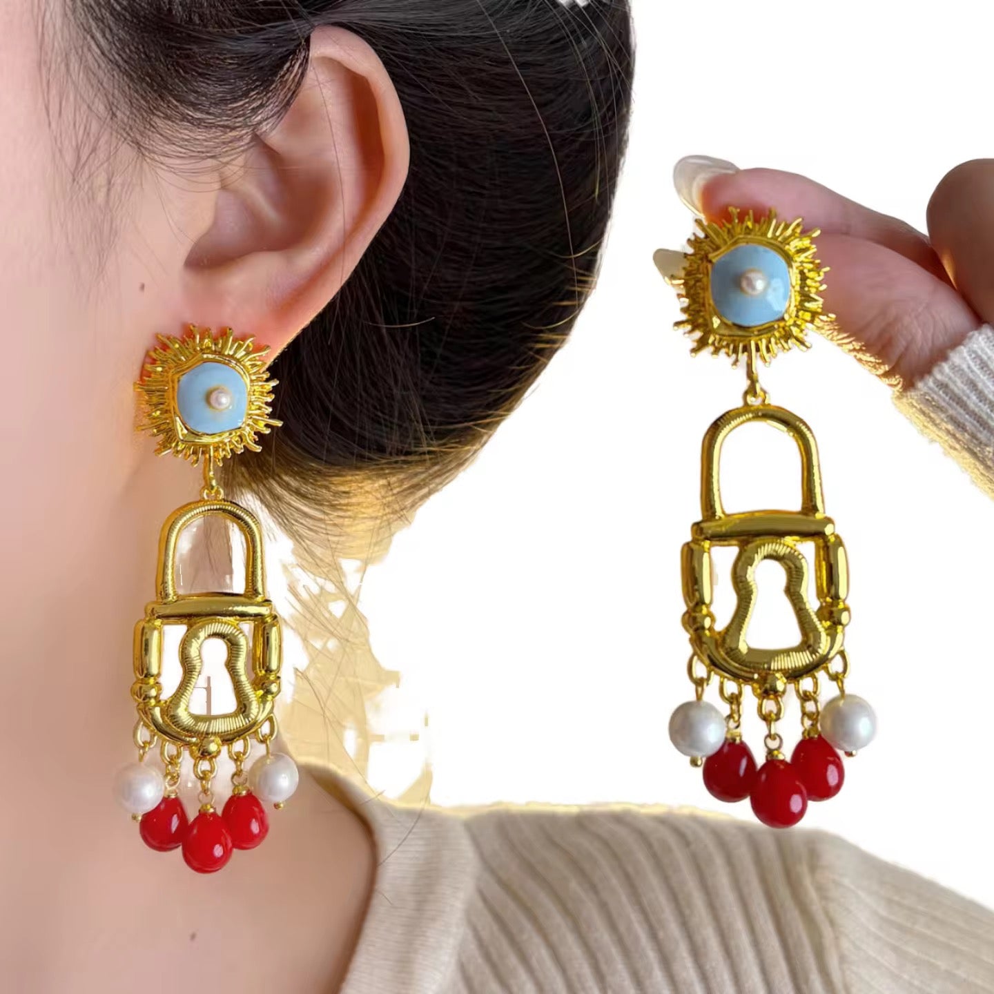 Scarlet Secret Earrings
