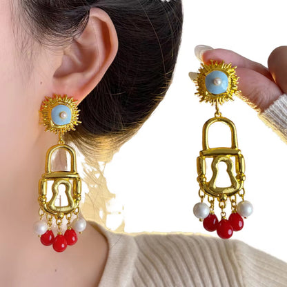 Scarlet Secret Earrings