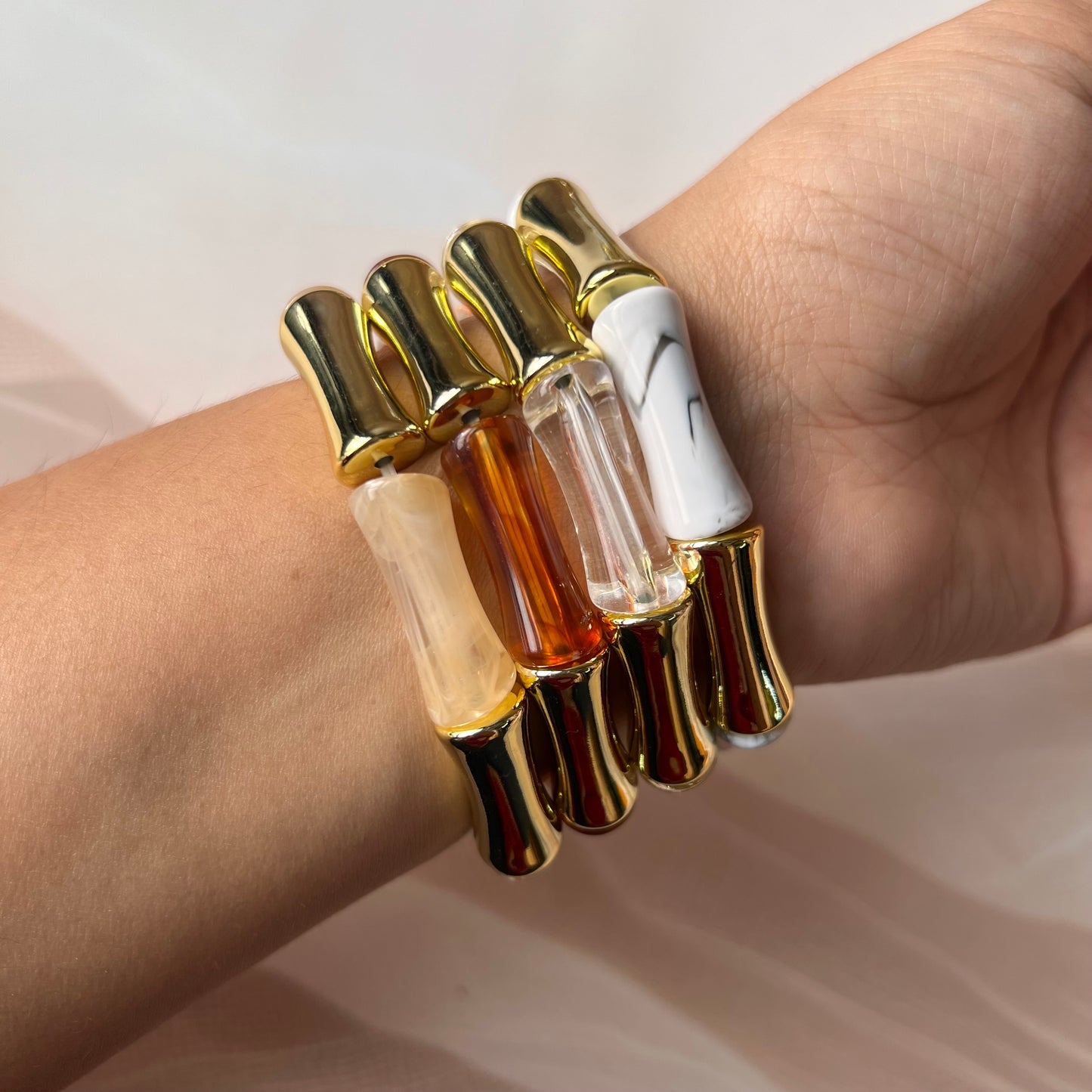 Bamboo Acrylic Bracelet
