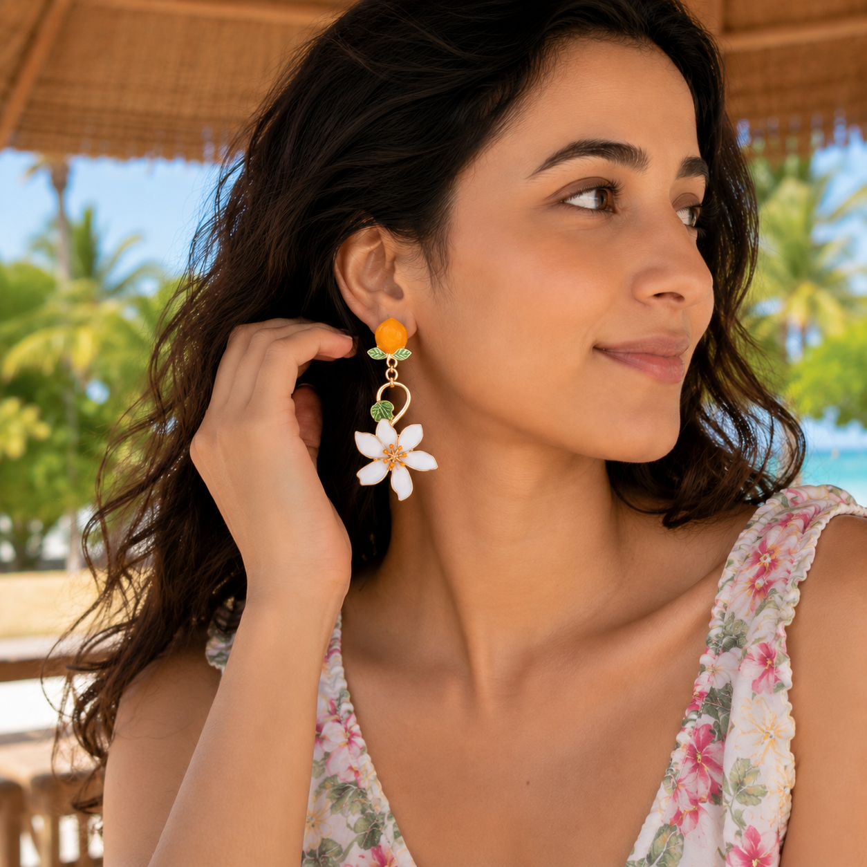 Citrus Bloom Earrings