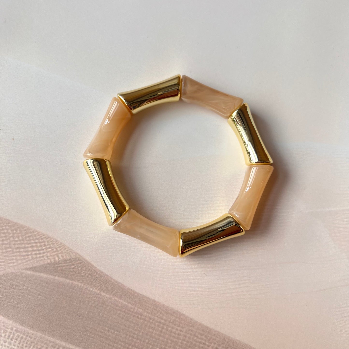 Bamboo Acrylic Bracelet