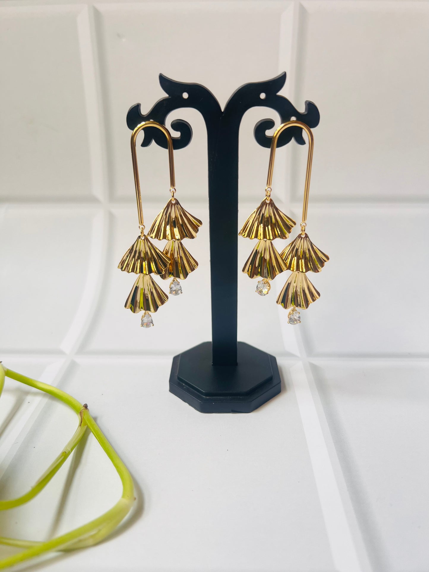 Golden Chandelier Earrings