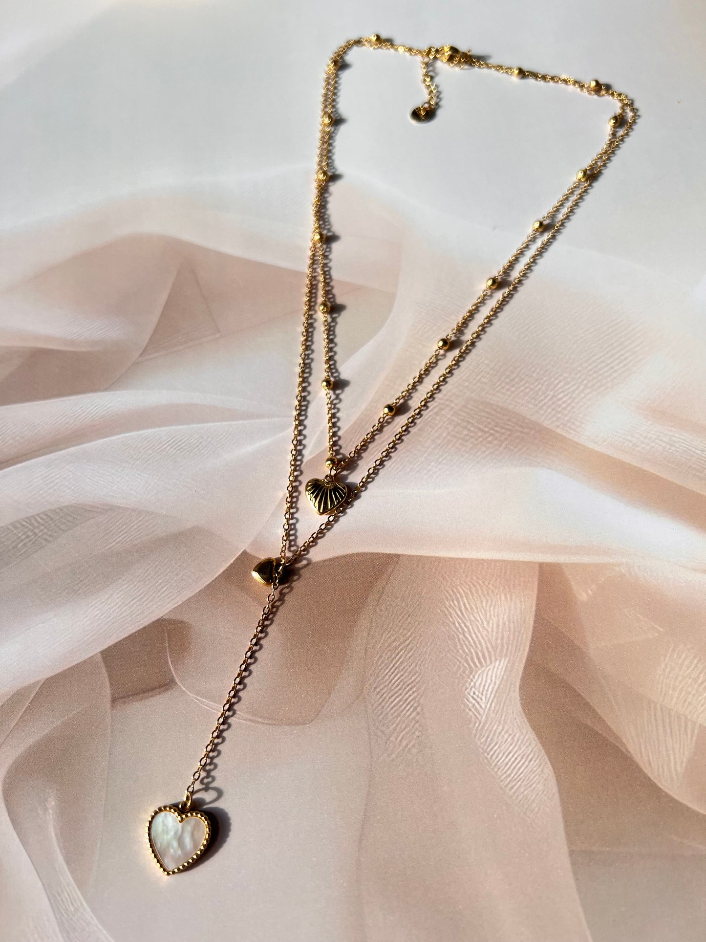 Monica Heart Layer Necklace