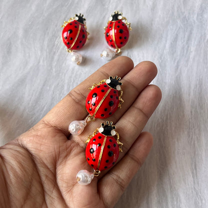 Lady Bug Studs