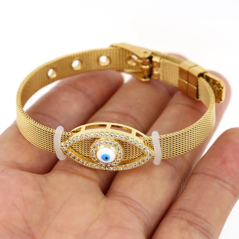 Eye Watch Belt Bracelet