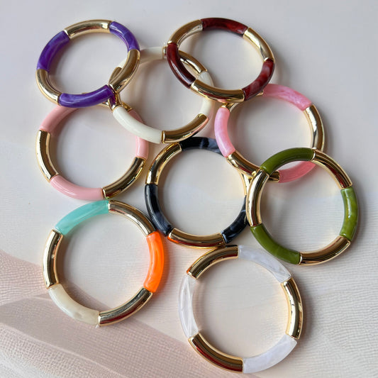 Color Pop Acrylic Bracelets