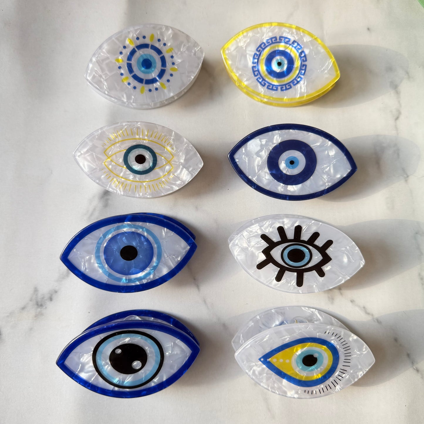 Evil Eye Claw Clip