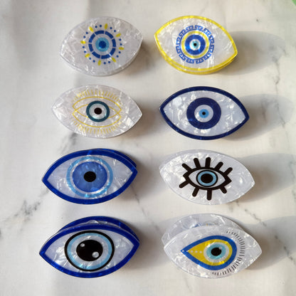 Evil Eye Claw Clip