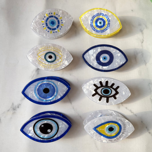 Evil Eye Claw Clip
