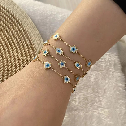 Evil Eye Tennis Bracelet