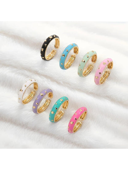 Enamel Foil Ring