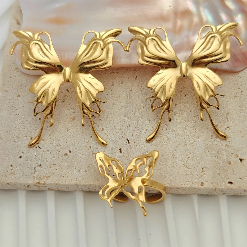 Butterfly Stud Earrings