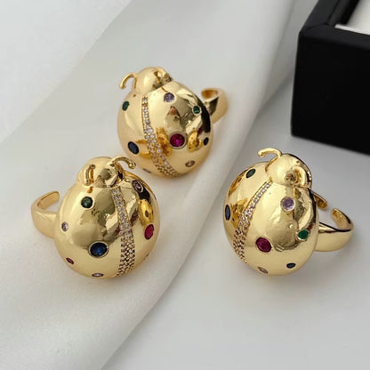 Golden Bug Ring