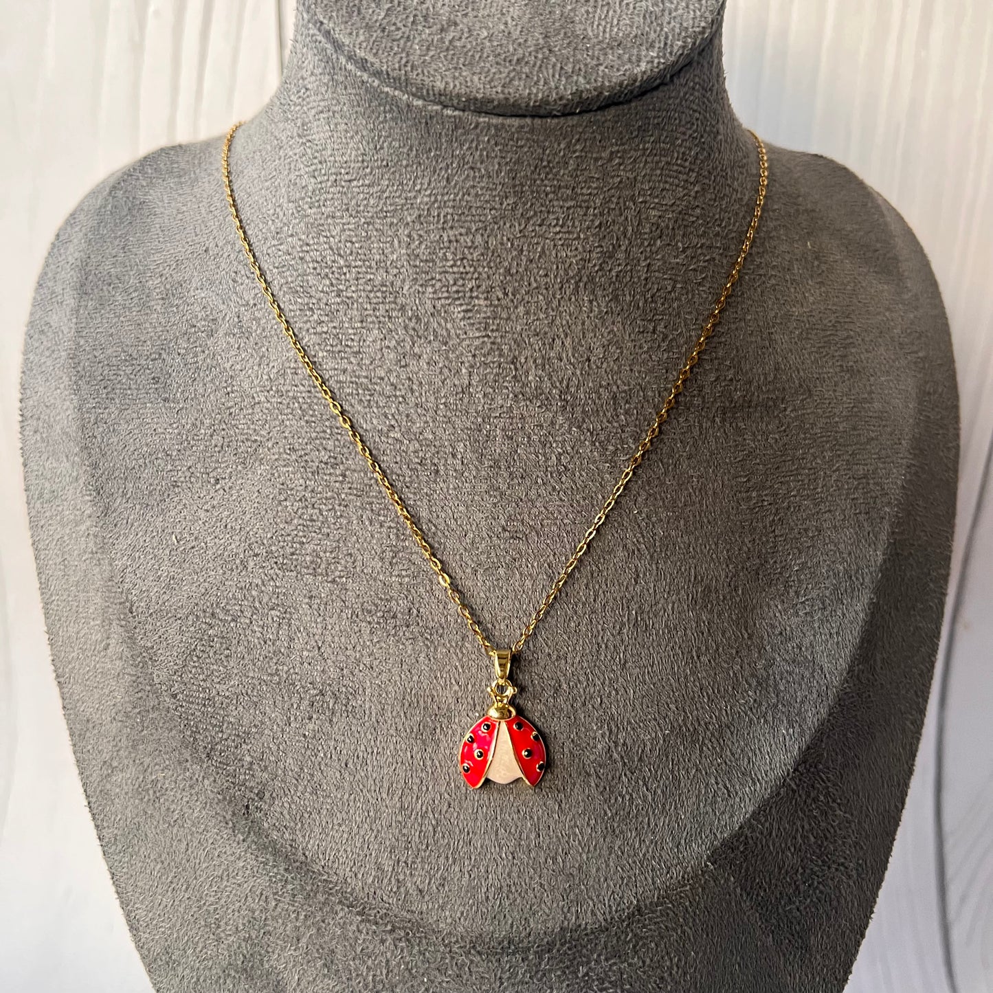Lady Bug Necklace