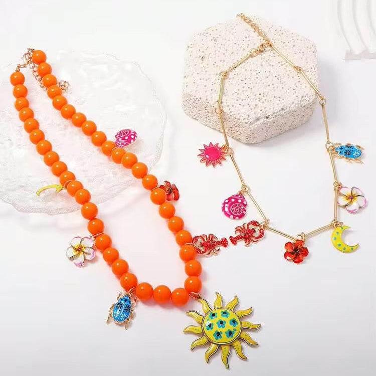 Sun & Beach Necklace set