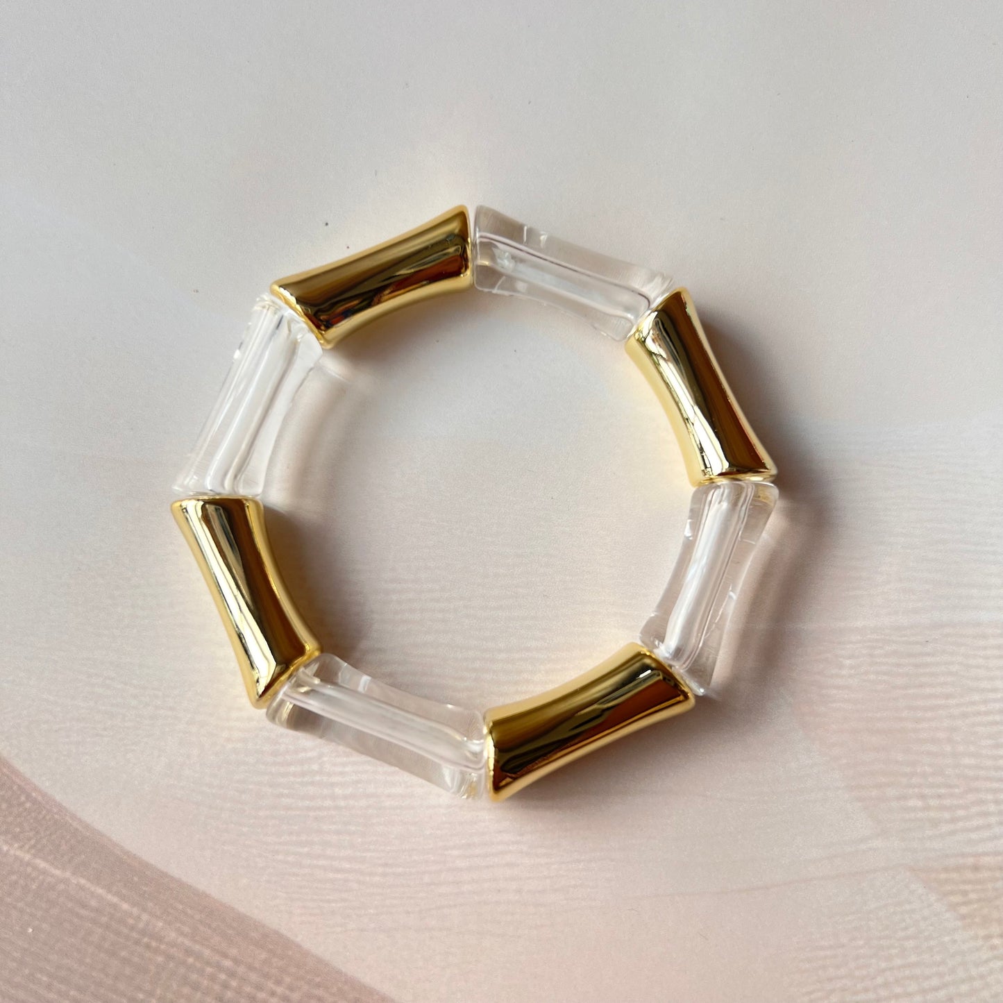 Bamboo Acrylic Bracelet
