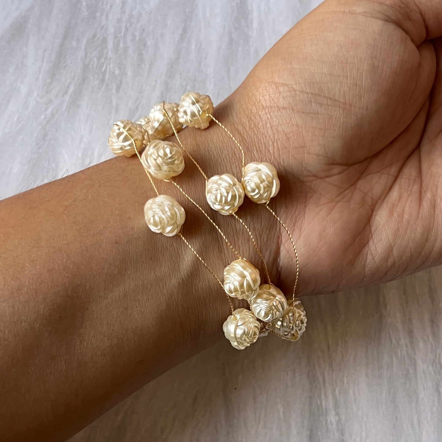 Rose Pearl Bracelet