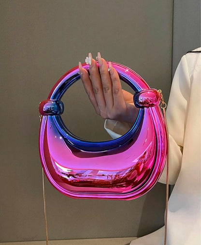 Paris Acrylic Moon Bag