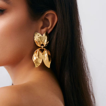 Golden Fern Earrings