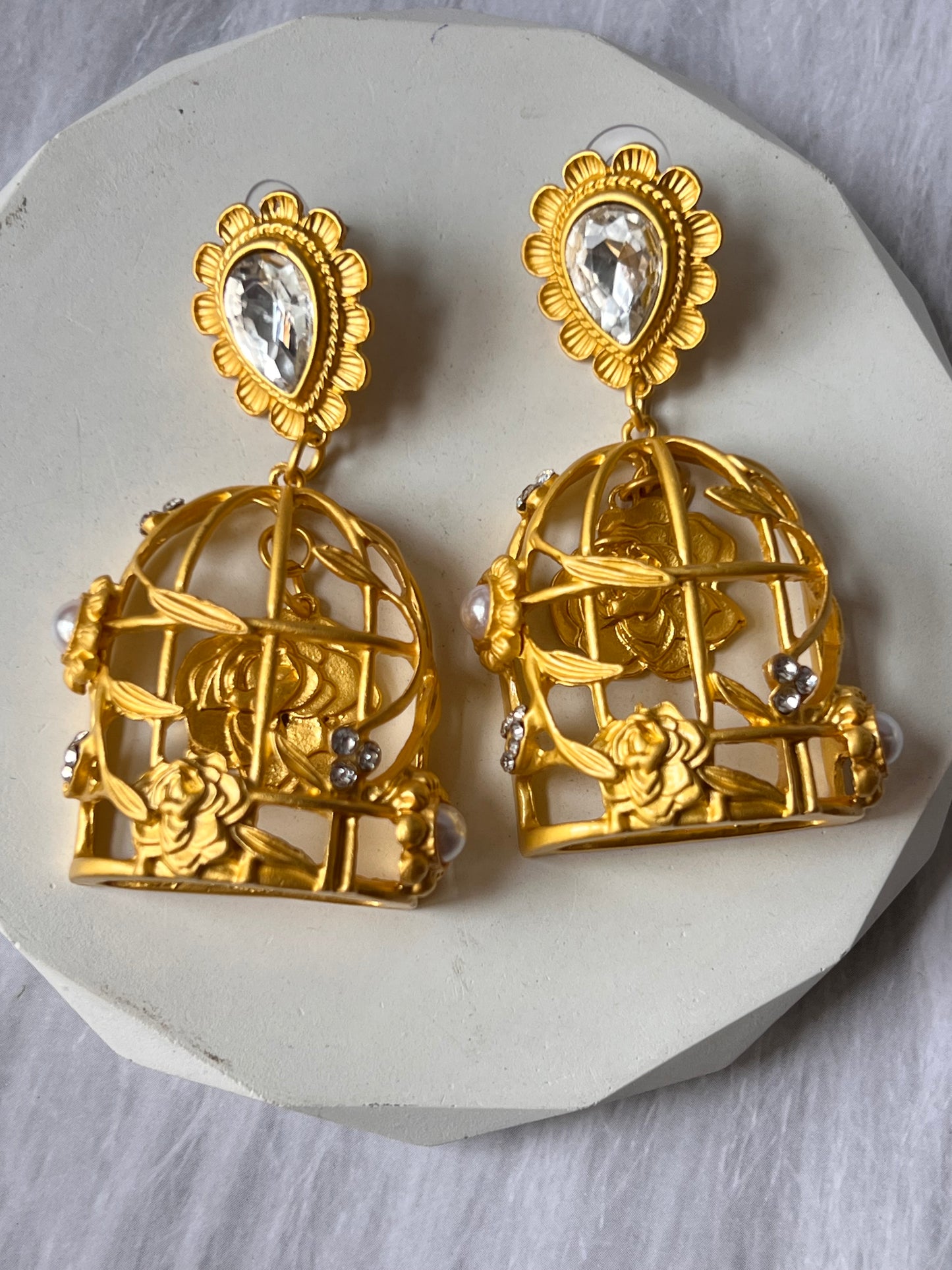 Bird Cage Earrings