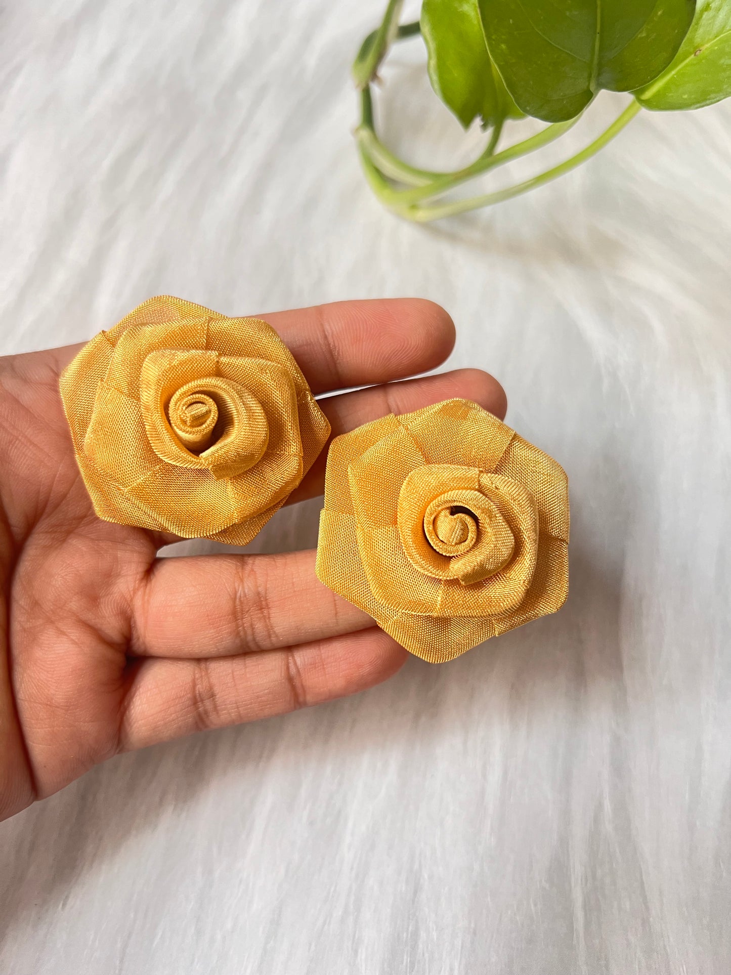 Golden Rose Metal Studs