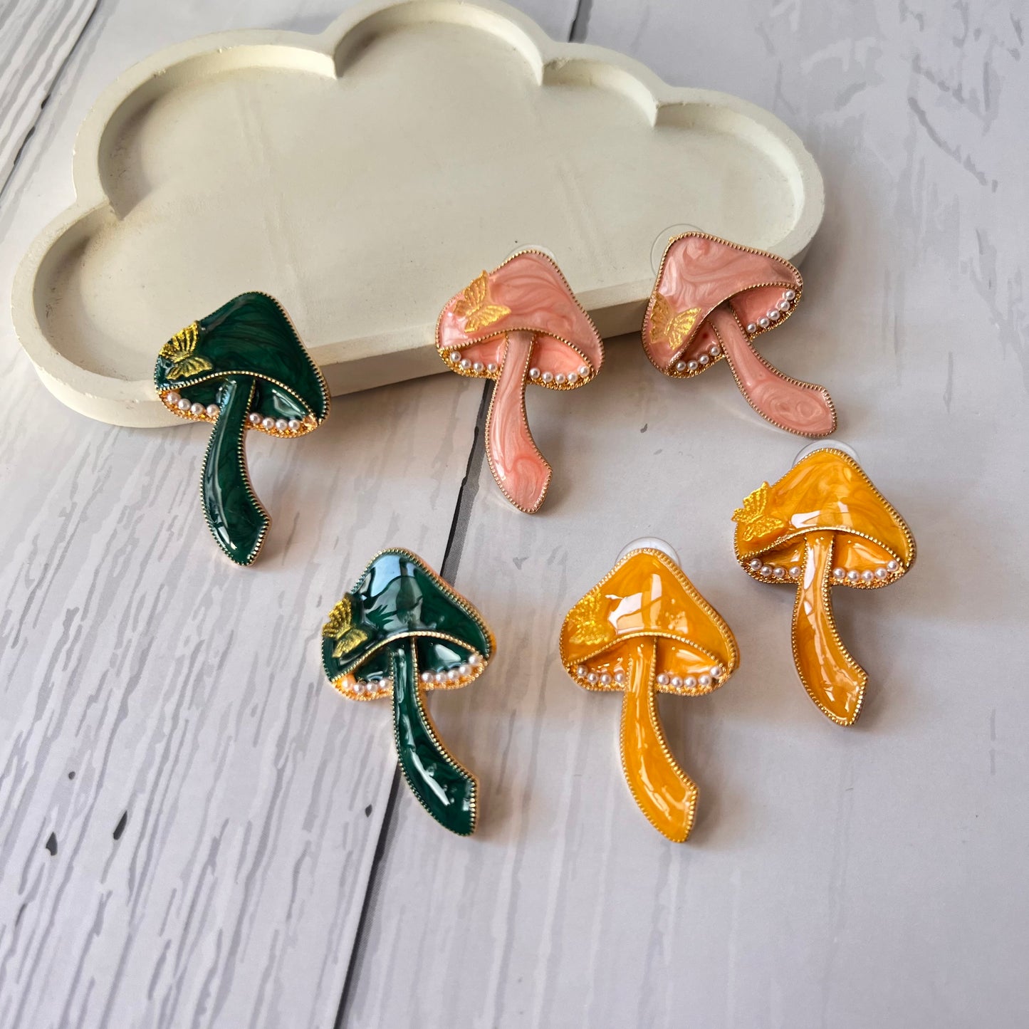 Mr Mushroom Earrings