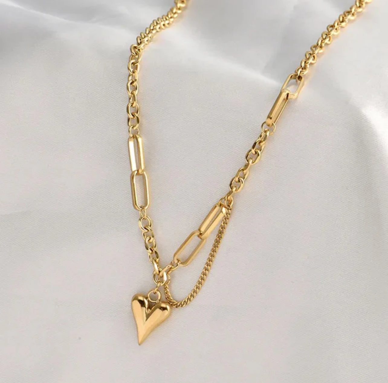 Mason Heart Necklace