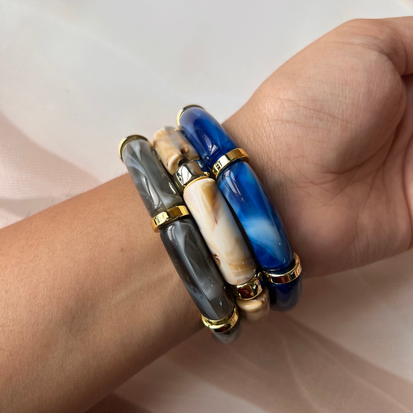 Edgy Acrylic Bracelets