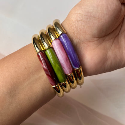 Color Pop Acrylic Bracelets