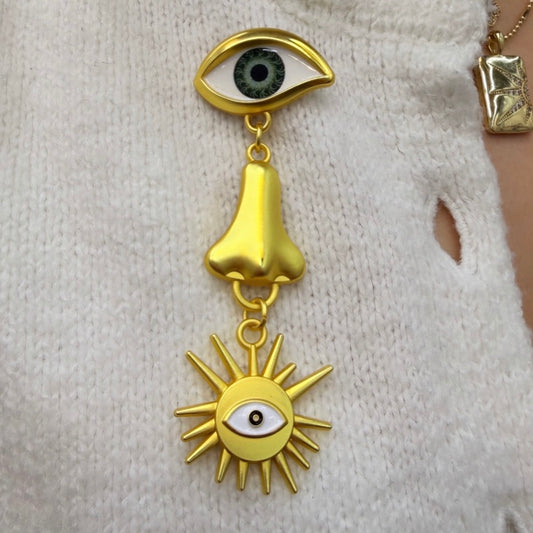 Neste Eye Brooch