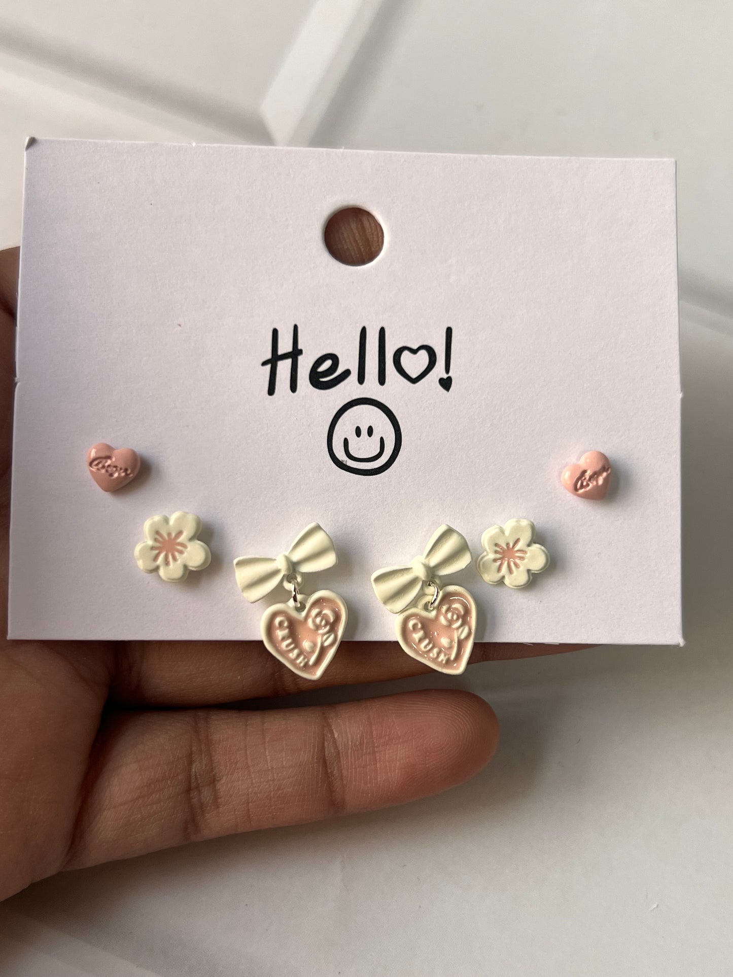 Pink Perfect Earring Card