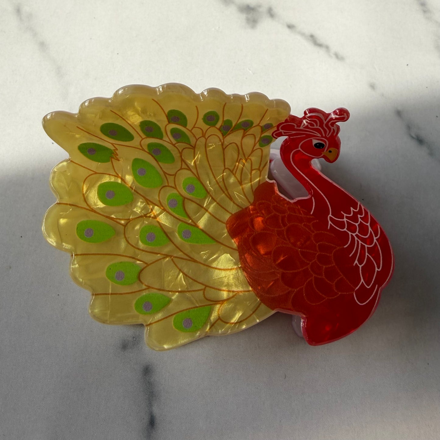 Peacock Claw Clip