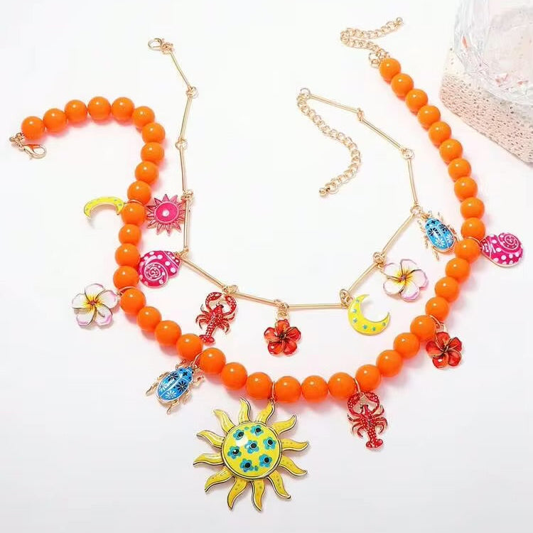 Sun & Beach Necklace set