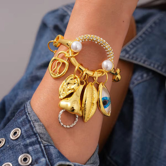 Cleo Charm Eye Bracelet