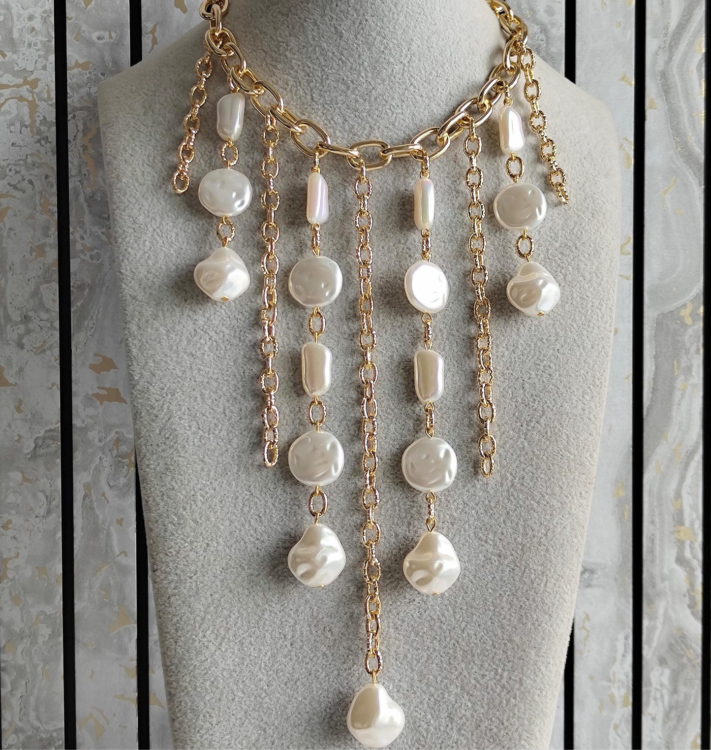 Moon Pearl Necklace